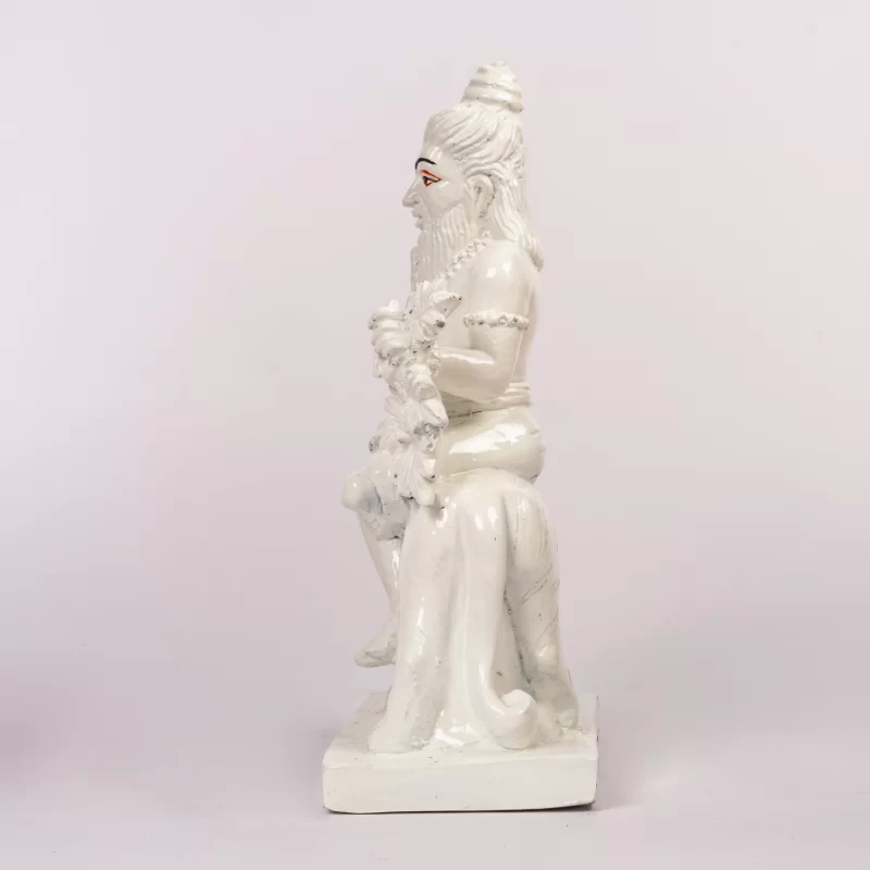 Statue of Gorakkar-White Finish - Image 3