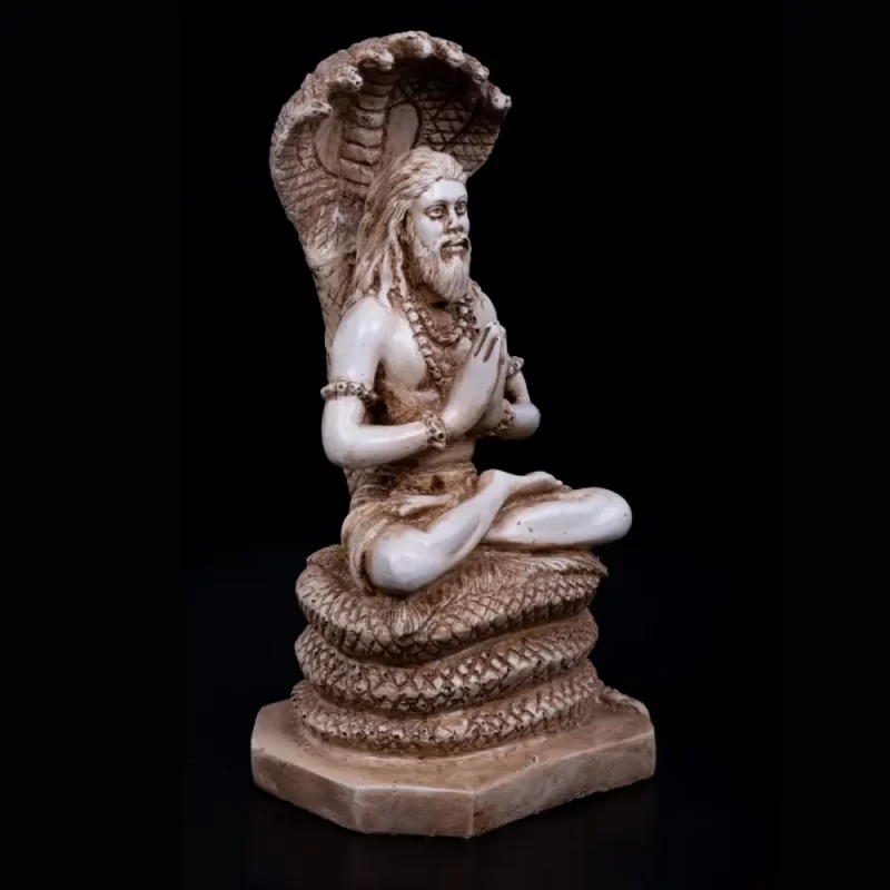 Statue of Patanjali-Ivory Antique Finish - Image 4