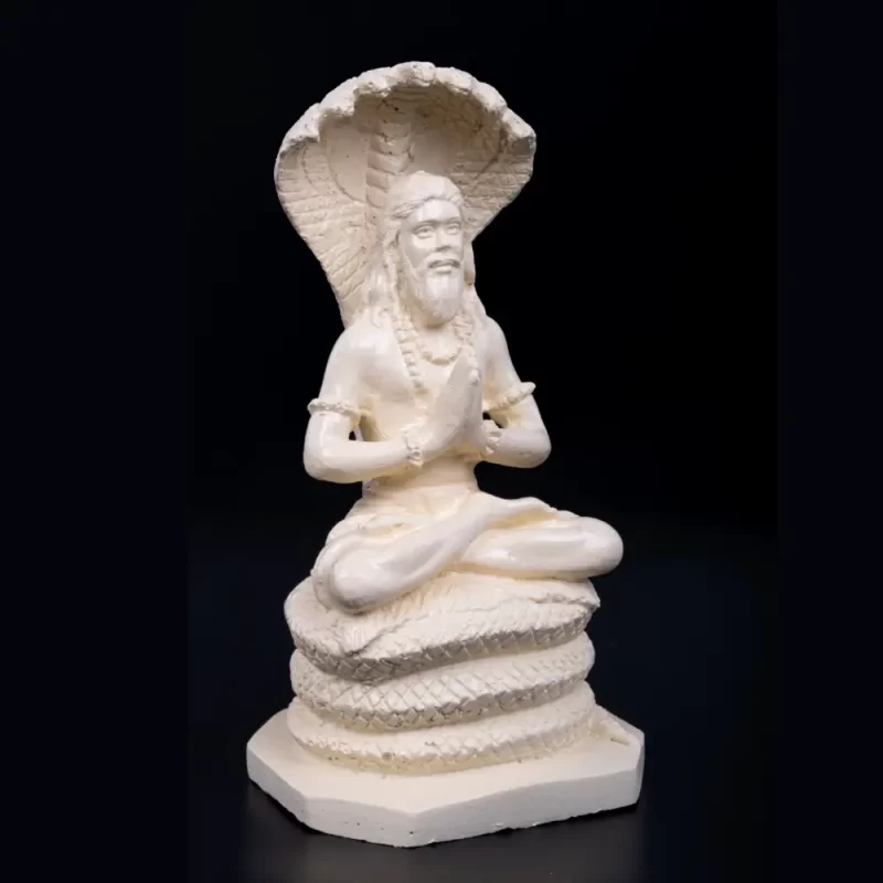 Statue of Patanjali-Ivory Finish - Image 4