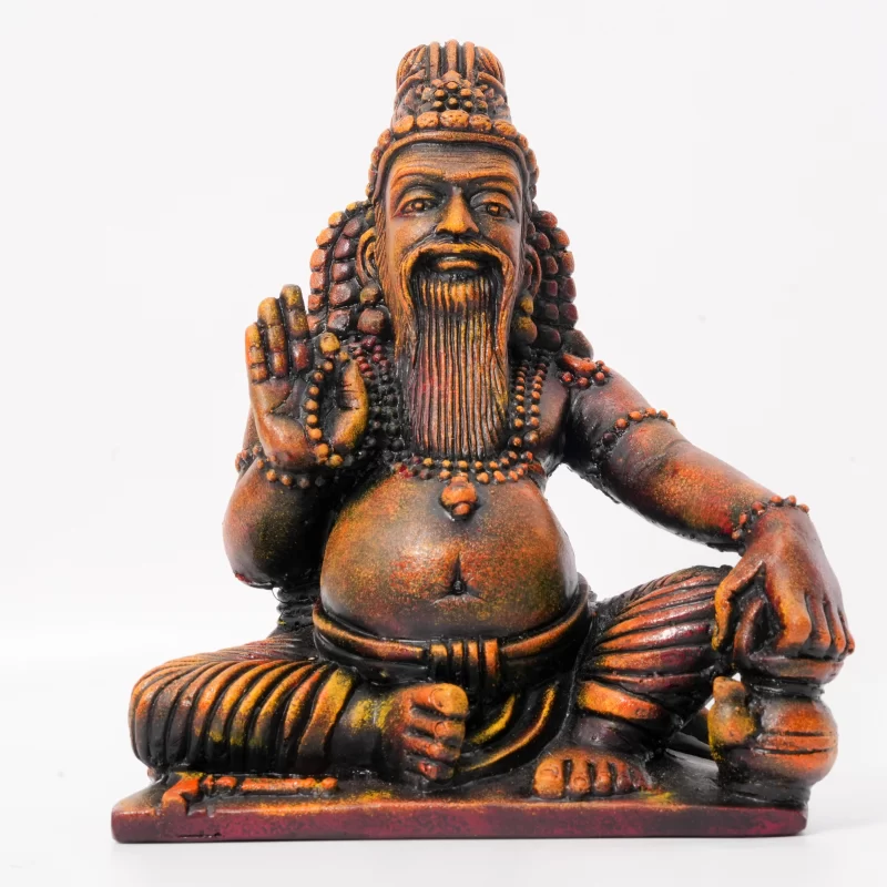 Statue of Agathiyar-Antique Finish