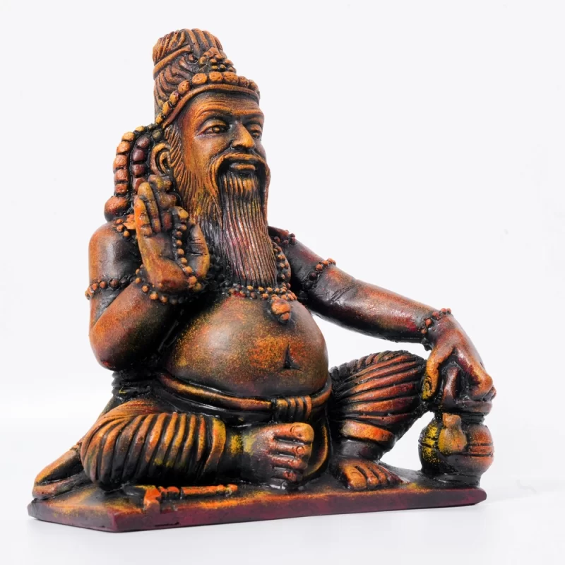 Statue of Agathiyar-Antique Finish - Image 5