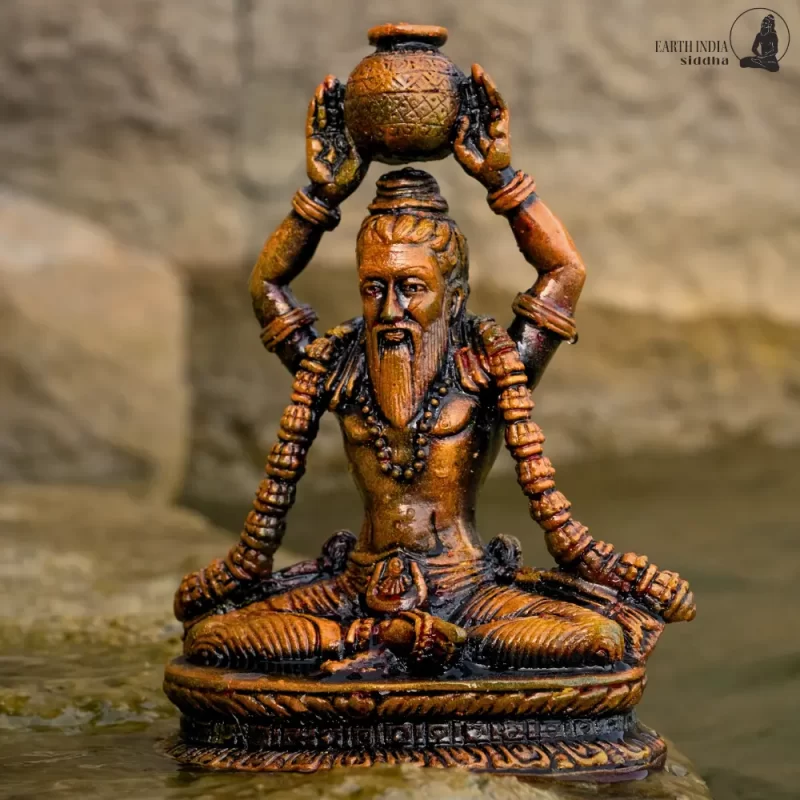 Statue of Dhanvanthri - Antique Finish - Image 2
